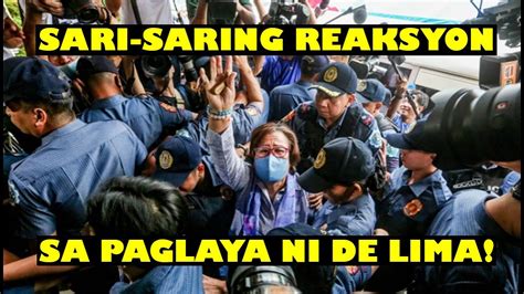 SARI SARING REAKSYON SA PAGLAYA NI DE LIMA SEN IMEE PINAKA MATALAS SA