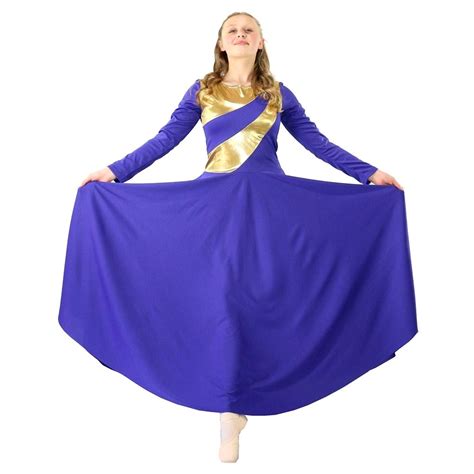 Worship Dancewear Pentecostal Dance Dress Mime Costume Praise Dance