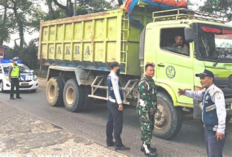 Tertibkan Truk Tanah Diluar Jam Operasional Dishub Kota Tangerang