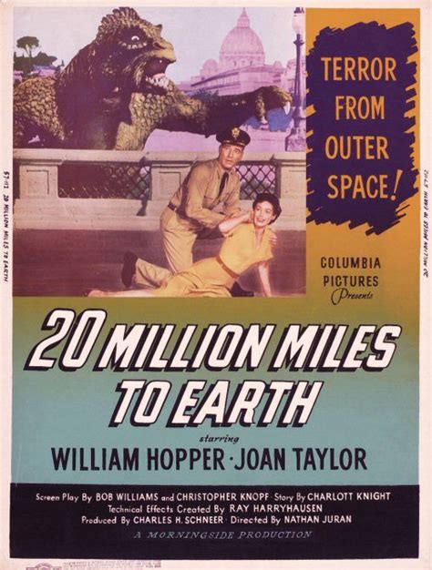 The Poster For Million Miles To Earth Starring Actors William Hope