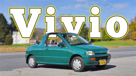 Subaru Vivio T Top Regular Car Reviews Youtube