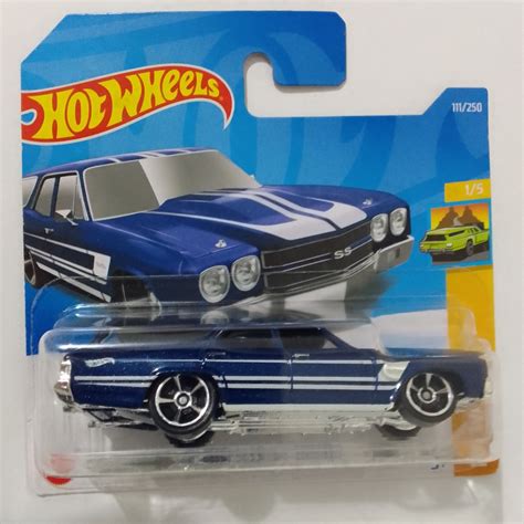 70 Chevelle SS Wagon Hot Wheels CARTELA LEVEMENTE DANIFICADA Shopee Brasil