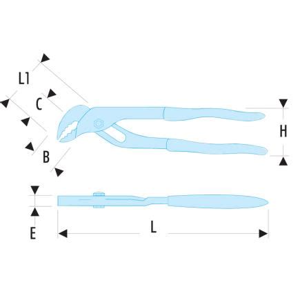 Facom A Twin Slip Joint Multigrip Pliers Mister Worker