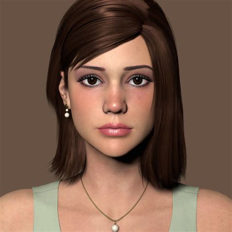 Teenage Girl 3d Model Cgtrader