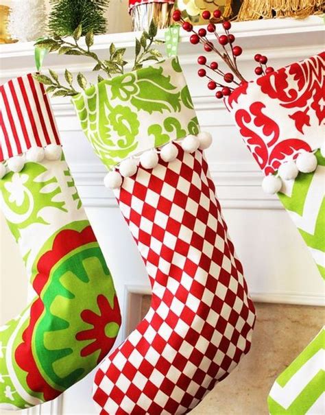 24 Easy on a Budget DIY Christmas Sock Decorations ~ GODIYGO.COM