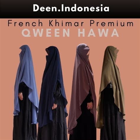 Jual Diar Hawa Series Fk French Khimar Instan Karet Premium Jumbo Long