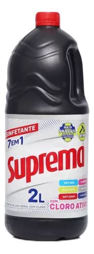 Desinfetante Em Suprema Cloro Ativo L Limpeza Pesada Mercadolivre