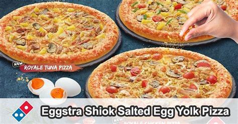 Dominos Pizza Eggstra Shiok Salted Egg Yolk Pizza