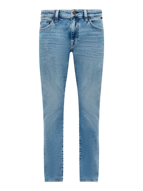 Blau Marcus Slim Straight Leg Zip Fly Mavi Jeans Eu