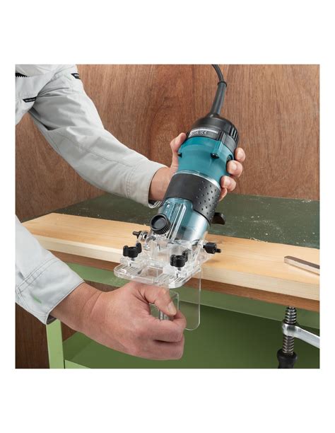 Makita Rifilatore 6 Mm Con Guida Regolabile 3710 Ferramenta