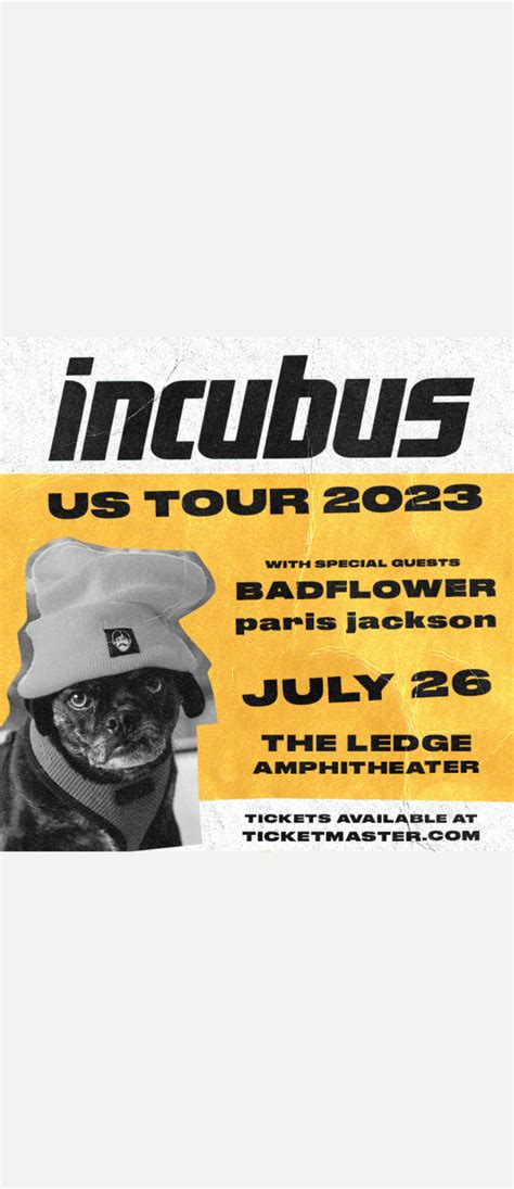 Incubus US Tour 2023 | The Ledge