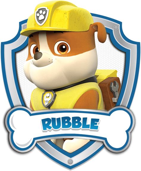 Patrulha Canina Png Imagens Png In Paw Patrol Clipart Rubble