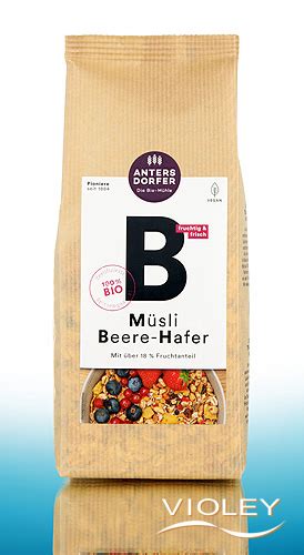 Antersdorfer M Hle Organic Muesli Berry Oat G At Violey