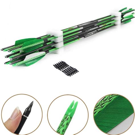 Pinals Carbon Arrows Spine Shaft Turkey Feather