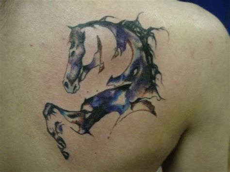 Watercolor tattoo - Abstract water color horse ...BTW,Please Check this ...