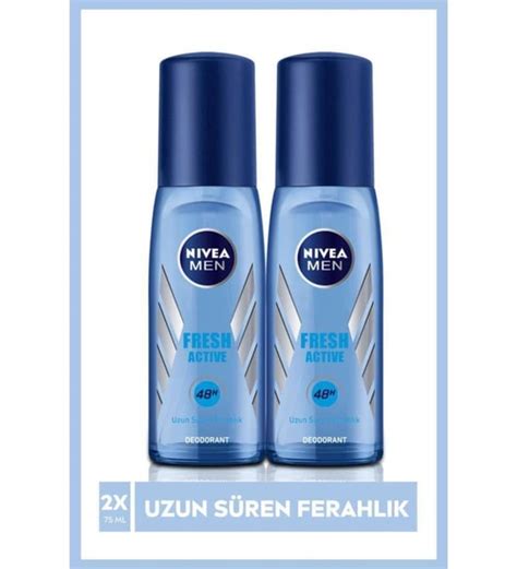 Nivea Men Erkek Pump Sprey Deodorant Fresh Active Ter Ve Ter Kokusuna