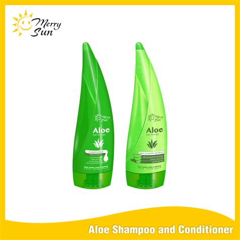 Merry Sun Aloe Vera Shampoo And Conditioner 300 Ml With Real Natural Aloe Vera Extract Which