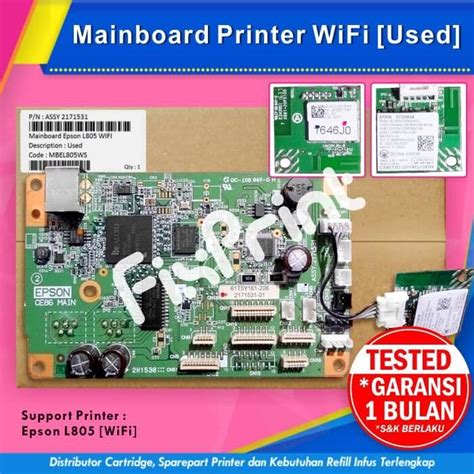 Jual Mainboard Logic Board Epson L805 Motherboard Printer Epson L805