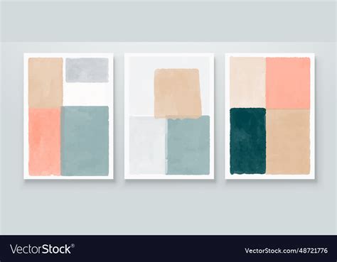 Abstract hand paint art for wall Royalty Free Vector Image