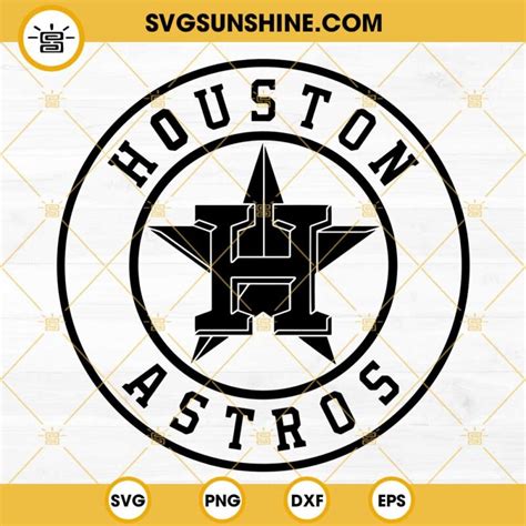 Houston Astros Logo Svg Baseball Houston Astros Svg Png Dxf Eps Cut Files