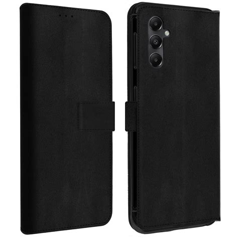 Akashi Etui Folio Porte Carte Noir Samsung Galaxy A S Coque