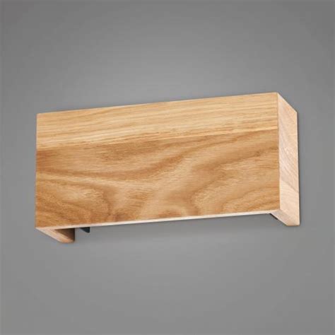 Fischer Honsel Shine Wood Led Wall Light Natural Oak Reuter