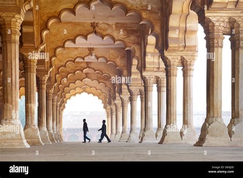 Red Fort, Agra - Hall of Public Audience at Agra Fort in Agra India ...