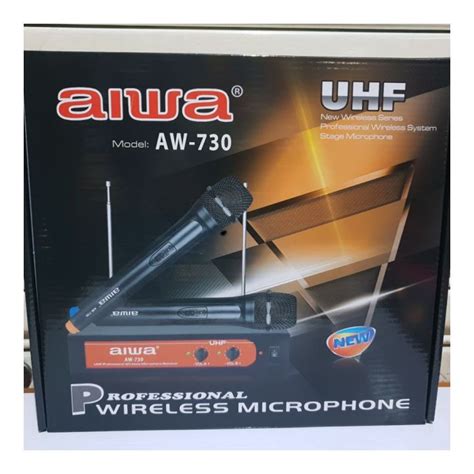 MIC WIRELESS AIWA AW730 AW 730 2BH MICROPHONE PEGANG Lazada Indonesia