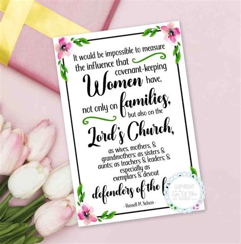 Covenant Keeping Women Ministering Card Digital Printable Mothers Day