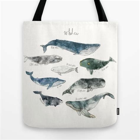 Whales Tote Bag Tote Bag Bags Diy Tote Bag