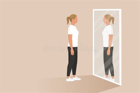 Self Awareness Looking Mirror Stock Illustrations 42 Self Awareness Looking Mirror Stock