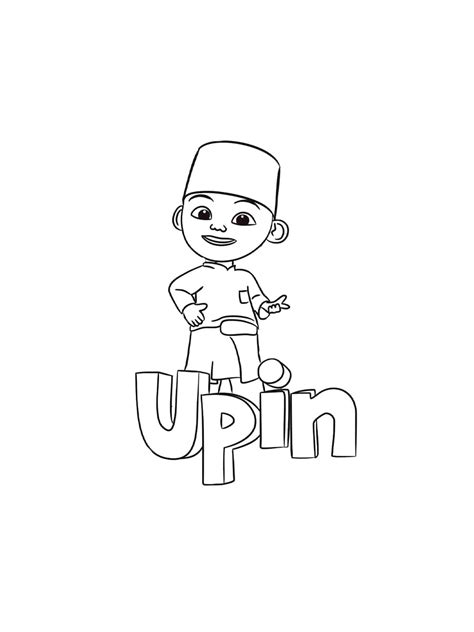 Upin & Ipin coloring pages