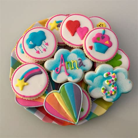 Care Bear Cookies Royal Icing On Sugar Cookies Lucylainecookies