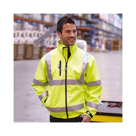 Hi Vis Softshell Jacket Hvk