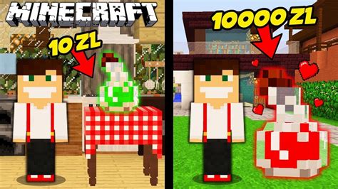 Eliksir MiŁoŚci Za 10 ZŁ Vs Eliksir MiŁoŚci Za 10000 ZŁ W Minecraft