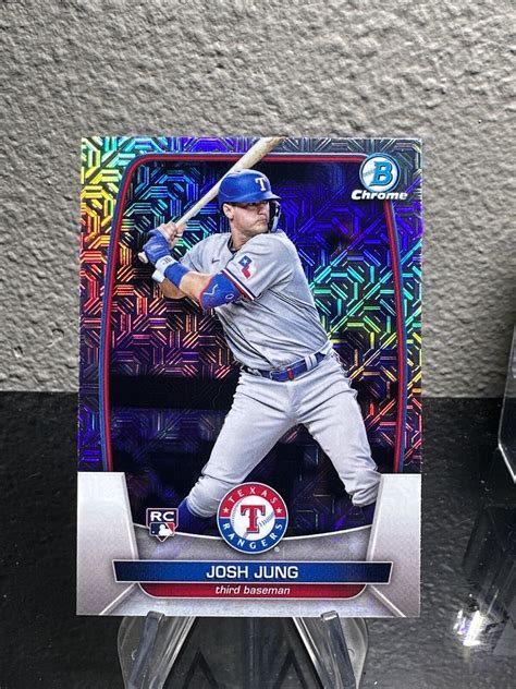 2023 Topps Bowman Chrome Baseball Josh Jung RC Refractor EBay