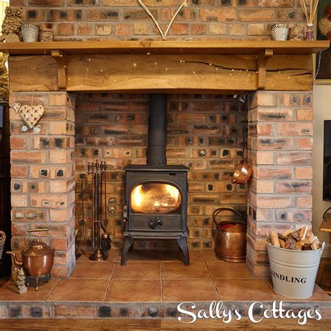 The Stunning Logburner With Traditional Touches At Cragg Cottage