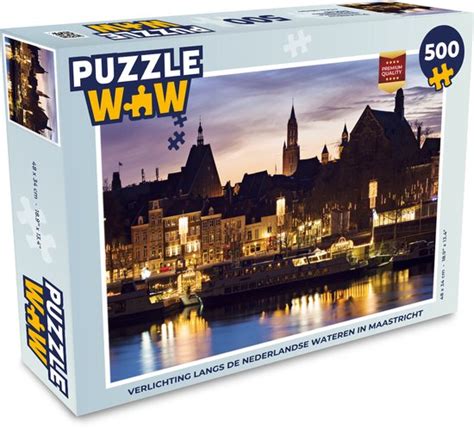 Puzzel Licht Water Maastricht Legpuzzel Puzzel Stukjes