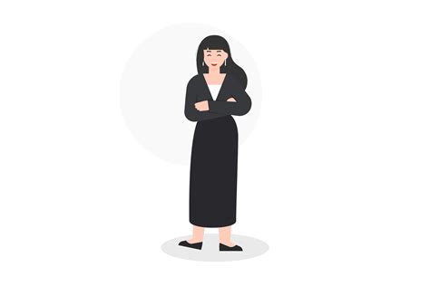 Flat Character Business Woman Graphic By Uppoint Design Creative