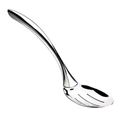 Browne 573181 Eclipse Serving Spoon 10 In Slotted Ergonomic 18 8