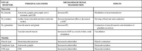 Acetylcholine Receptor Agonists | Basicmedical Key