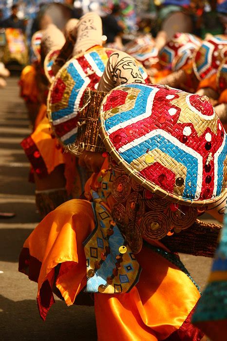 Sinulog Dancers At A Festival In Cebu Greeting Card by H3ct02