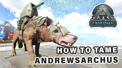 How To Tame An Andrewsarchus On Fjordur Ark Fjordur Youtube