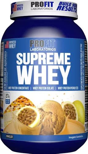 Supreme Whey Protein W Iso Hidro Conc G Profit Mercadolivre