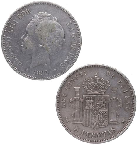 Reino De Espa A Alfonso Xiii Pesetas Catawiki