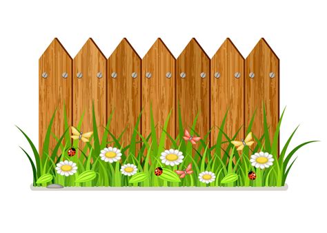 Wooden Fence clipart image - ClipartLib