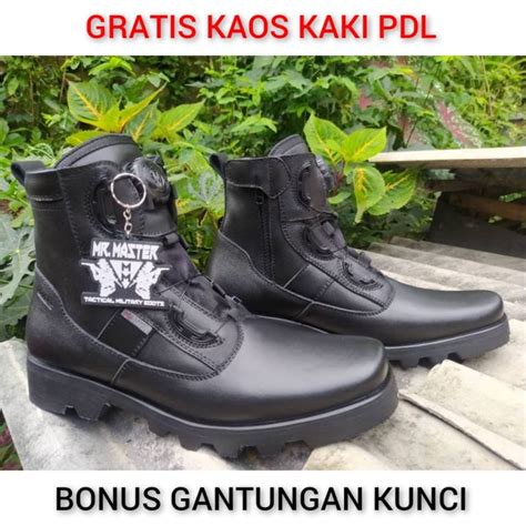 Sepatu Pdh Tali Putar Dinas Kantor Tni Mr Master Kulit Sapi Asli Sepatu