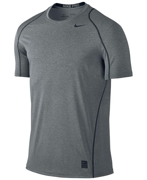 Nike Mens Pro Cool Fitted Dri Fit Shirt In Black For Men Lyst