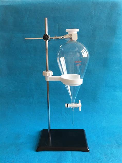 Donlab Ebt Ml Glass Separatory Funnel Set Ptfe Stopcock With