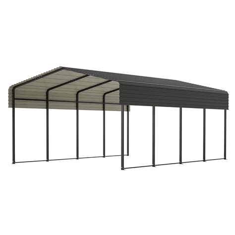 Thanaddo 13 Ft W X 20 Ft D Canopy Heavy Duty Carport With Galvanized